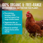 Organic Roasted Chicken Breast with Rib Meat