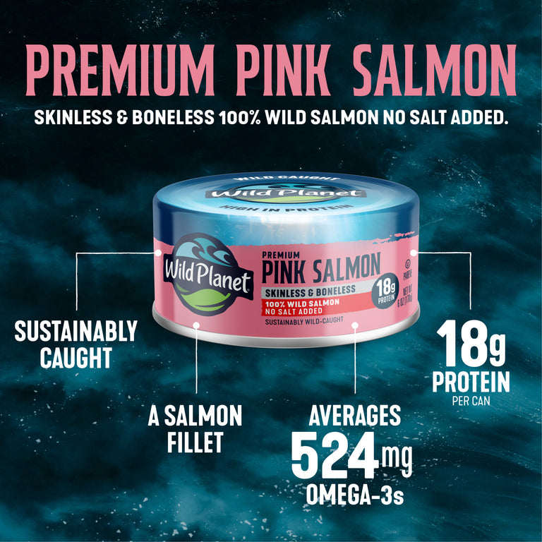 Wild Pink Salmon No Salt Added