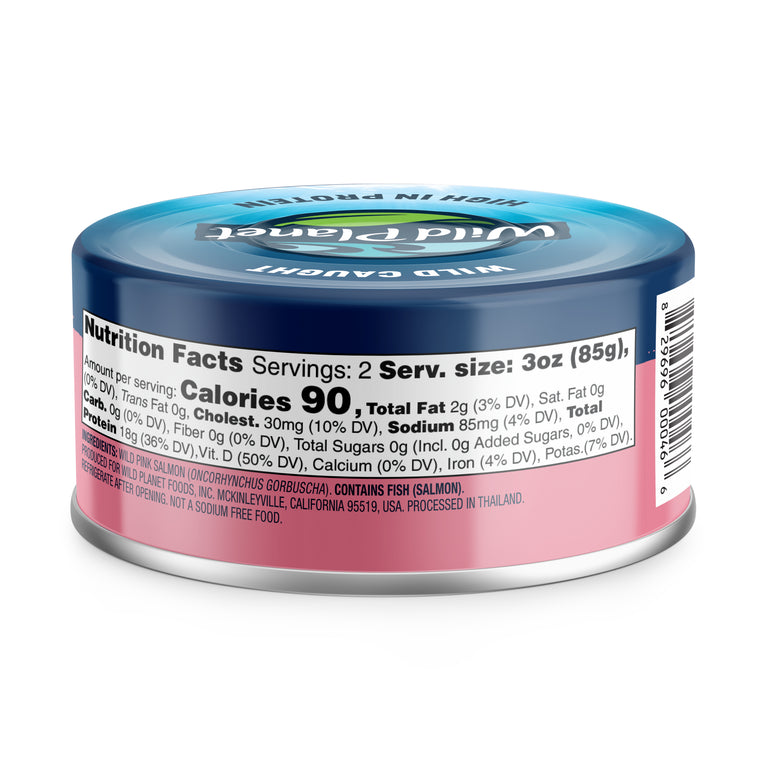 Wild Pink Salmon No Salt Added