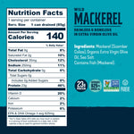 Wild Mackerel Fillets In Extra Virgin Olive Oil