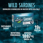 Wild Sardines Skinless & Boneless Fillets In Water