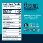 Wild Sardines Skinless & Boneless Fillets In Water