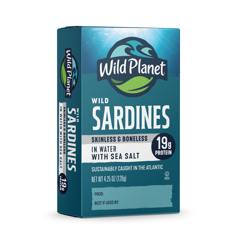 Wild Sardines Skinless & Boneless Fillets In Water