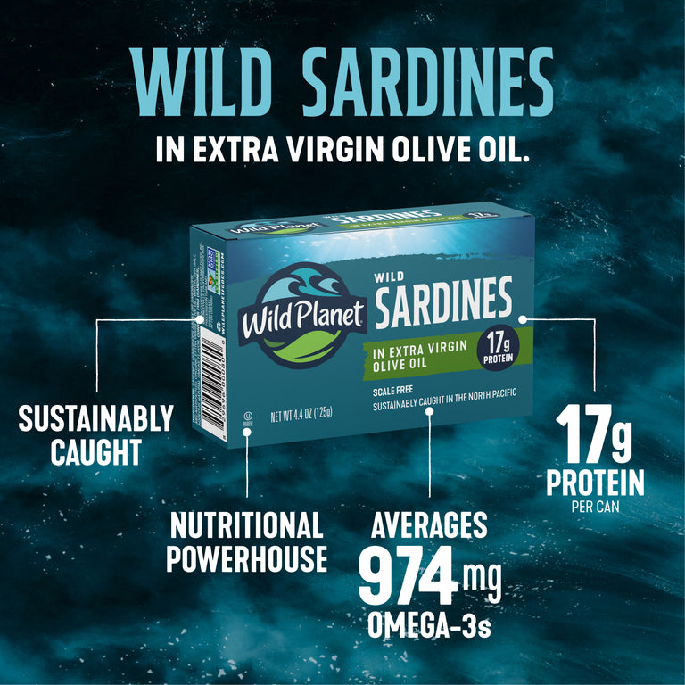 Wild Sardines In Extra Virgin Olive Oil