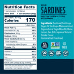 Wild Sardines In Extra Virgin Olive Oil with Lemon