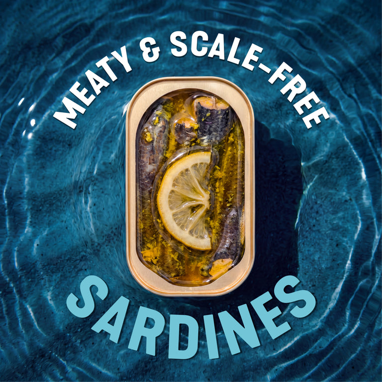 Wild Sardines In Extra Virgin Olive Oil with Lemon