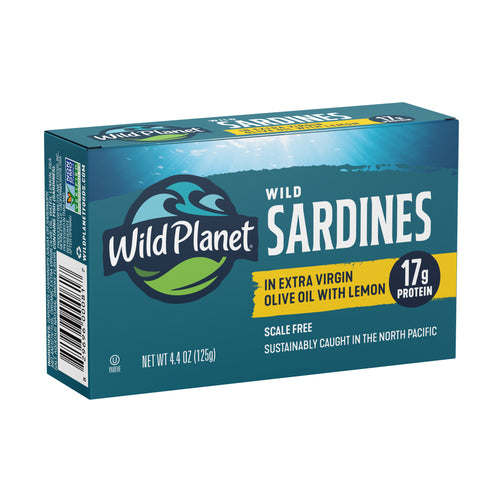 Wild Sardines In Extra Virgin Olive Oil with Lemon