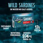 Wild Sardines In Water No Salt Added