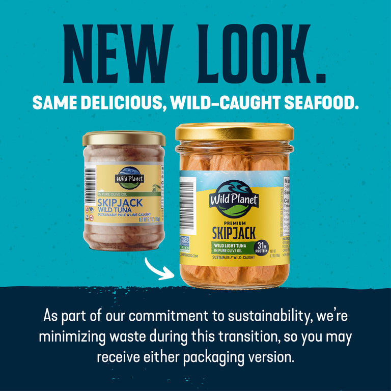 Skipjack Wild Tuna in Pure Olive Oil