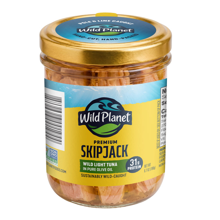 Skipjack Wild Tuna in Pure Olive Oil