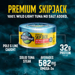 Premium Skipjack Wild Light Tuna No Salt Added