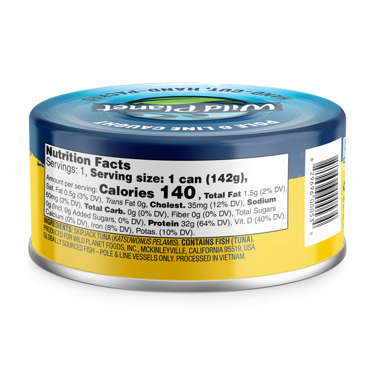 Skipjack Wild Tuna No Salt Added