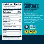 Premium Skipjack Wild Light Tuna with Lemon & Pepper
