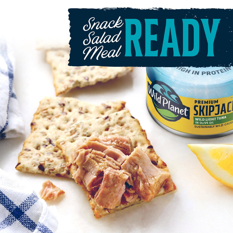 Premium Skipjack Wild Light Tuna in Olive Oil