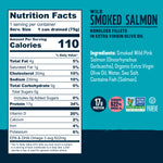 Wild Smoked Pink Salmon Fillets in Extra Virgin Olive Oil