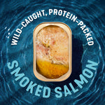 Wild Smoked Pink Salmon Fillets in Extra Virgin Olive Oil