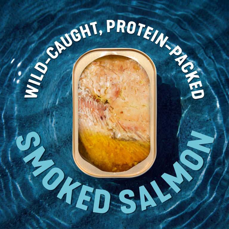 Wild Smoked Pink Salmon Fillets in Extra Virgin Olive Oil