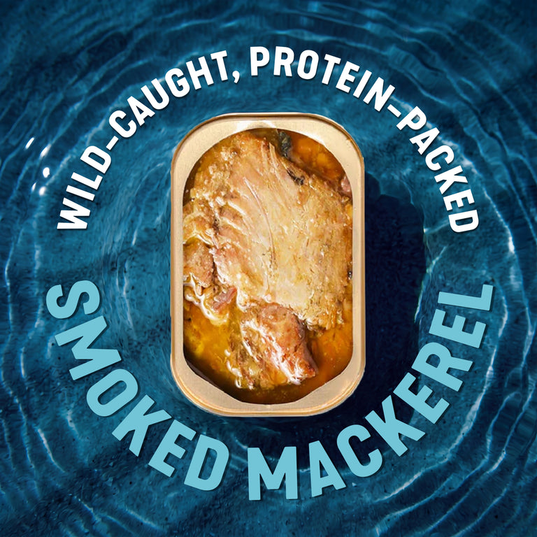 Wild Smoked Mackerel Fillets in Extra Virgin Olive Oil