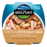 Wild Planet Wild Tuna White Bean Ready-to-Eat Salad Bowl, front view