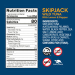 Premium Skipjack Wild Light Tuna with Lemon & Pepper