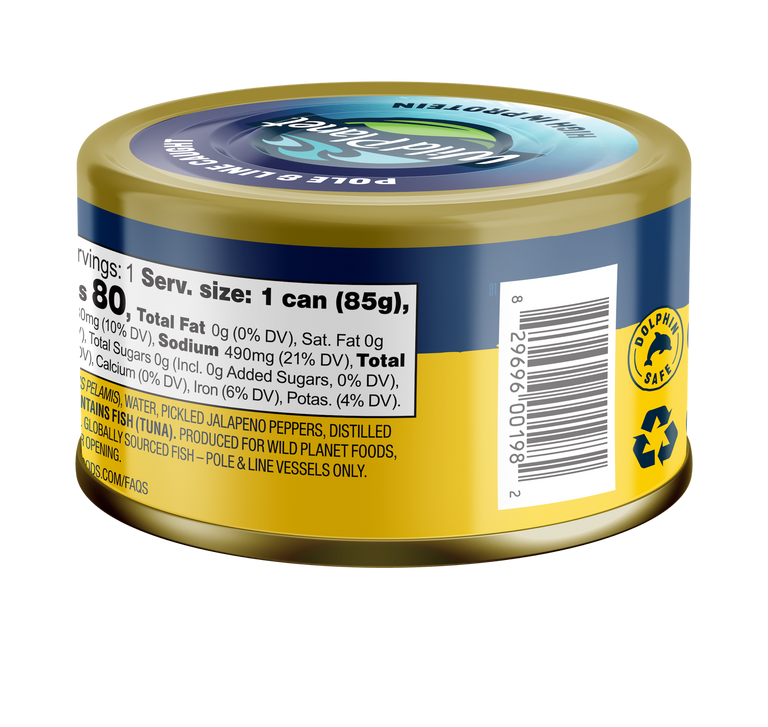 Premium Skipjack Wild Light Tuna with Jalapeño