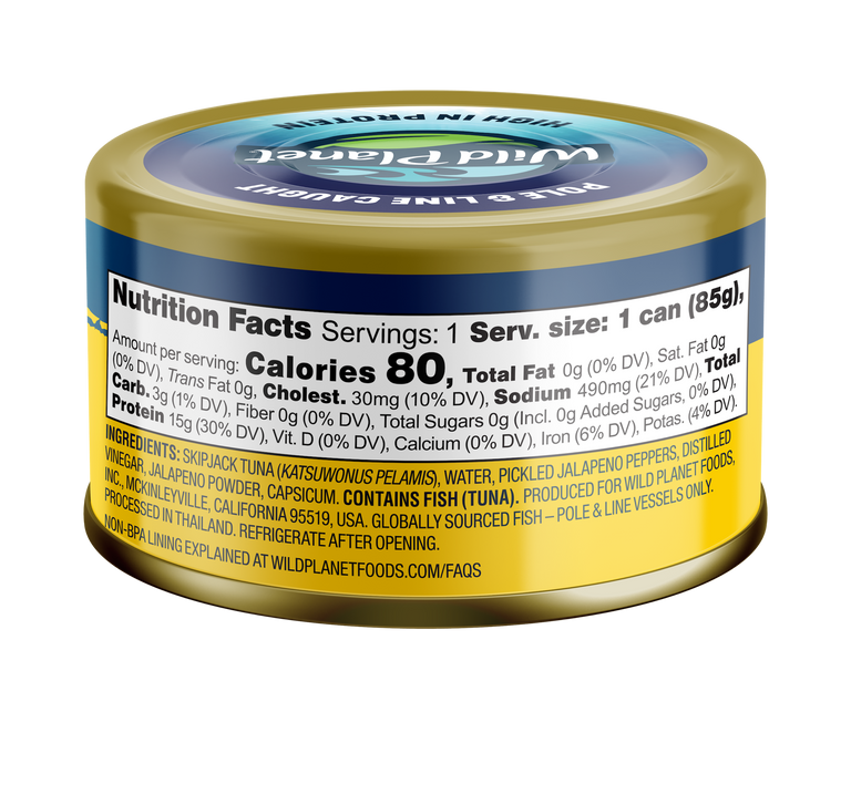 Premium Skipjack Wild Light Tuna with Jalapeño