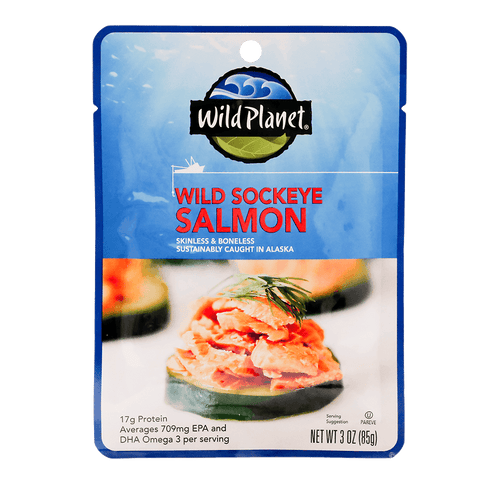 Wild Sockeye Salmon Single-Serve Pouch