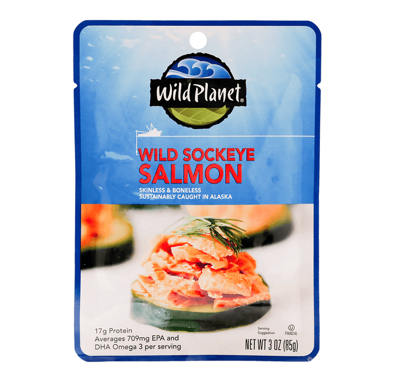 Wild Sockeye Salmon Single-Serve Pouch