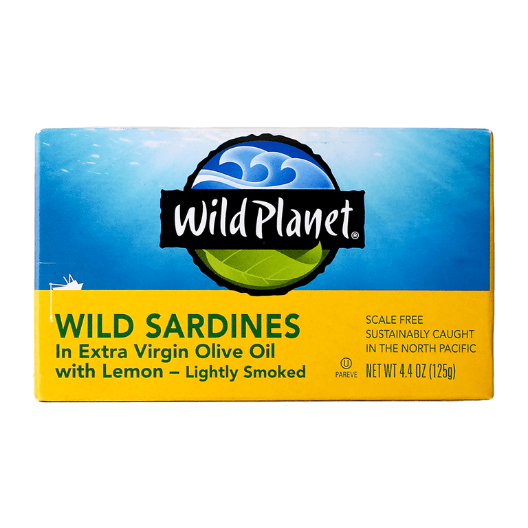 Wild Sardines In Extra Virgin Olive Oil with Lemon
