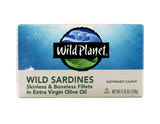 Wild Sardines Skinless & Boneless Fillets In Extra Virgin Olive Oil