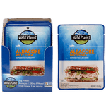 Albacore Wild Tuna Sustainable Pole & Line Caught, 100% Pure Tuna & Sea Salt in a Pouch, Front View and a set of 3 in a box  with text "21 g Protein, Ave 1,100mg EPA and DHA Omega 3 per Serving, Non GMO Project Verified