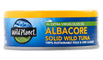 Albacore Solid Wild Tuna In Extra Virgin Olive Oil side of can 