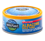 Albacore Wild Tuna No Salt Added in Can, Front View