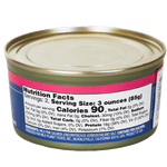 Wild Planet Wild Pink Salmon skinless and boneless 6oz can - nutrition fact panel