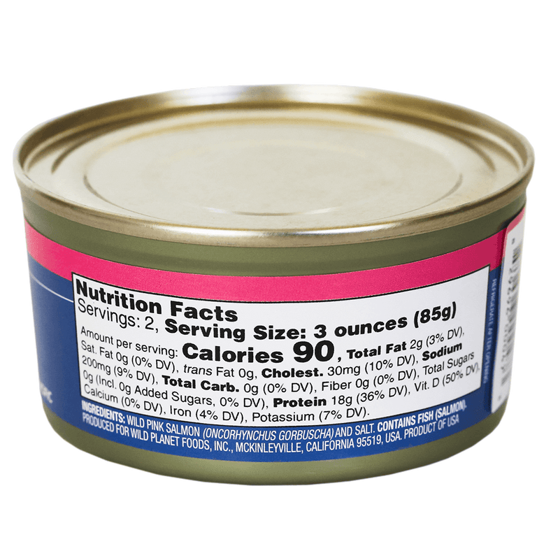 Canned Pink Salmon - Wild Planet Foods