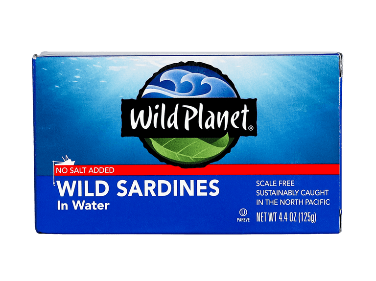 Wild Sardines In Water No Salt Added