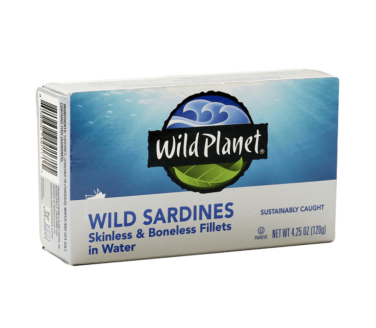 Wild Sardines Skinless & Boneless Fillets In Water