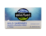 Wild Sardines Skinless & Boneless Fillets In Water