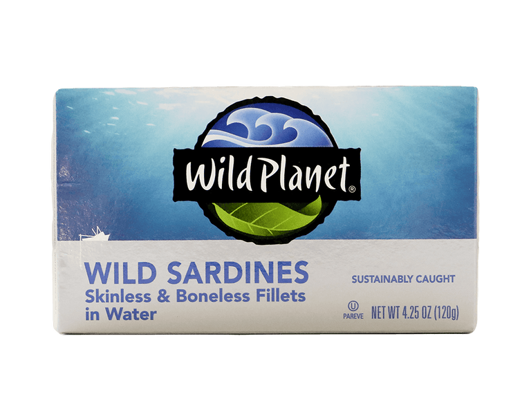 Wild Sardines Skinless & Boneless Fillets In Water