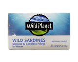 Wild Sardines Skinless & Boneless Fillets In Water