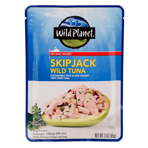 Skipjack Wild Tuna Single-Serve Pouch No Salt Added