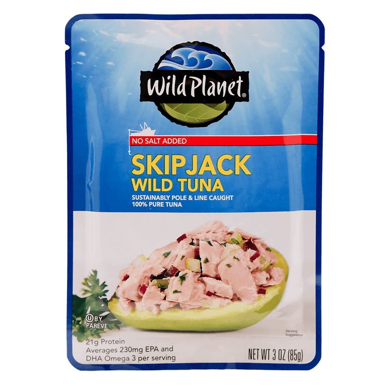 Skipjack Tuna No Salt Added Wild