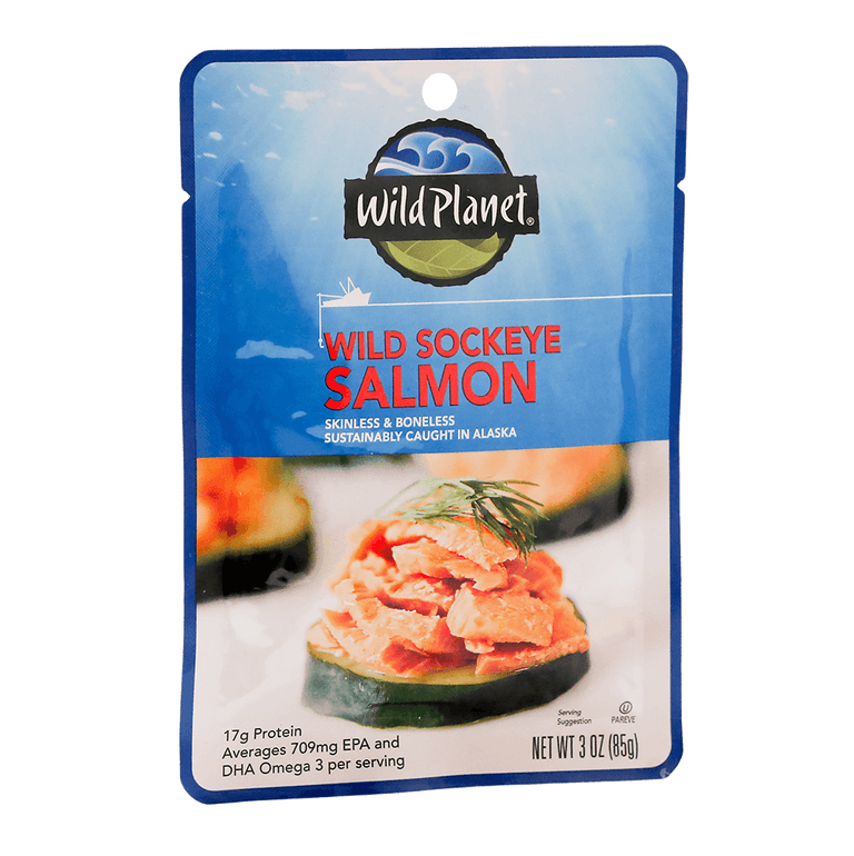 Wild Sockeye Salmon Single-Serve Pouch