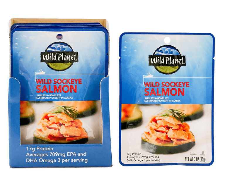 Wild Sockeye Salmon Single-Serve Pouch