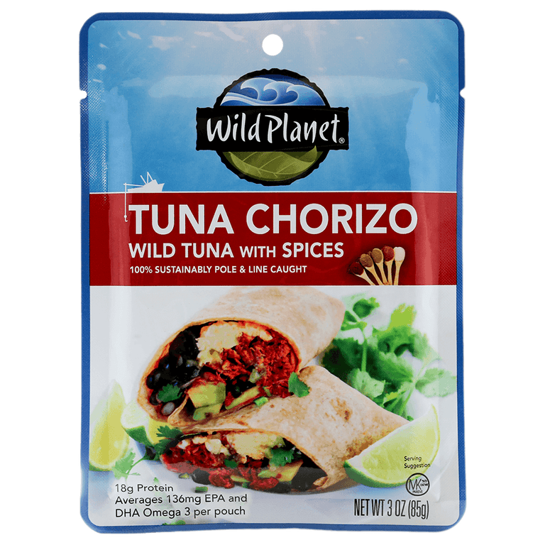 Tuna Chorizo Wild Tuna With Spices Single-Serve Pouch